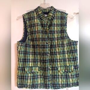 Christopher & Banks quilted vest. Size Large.